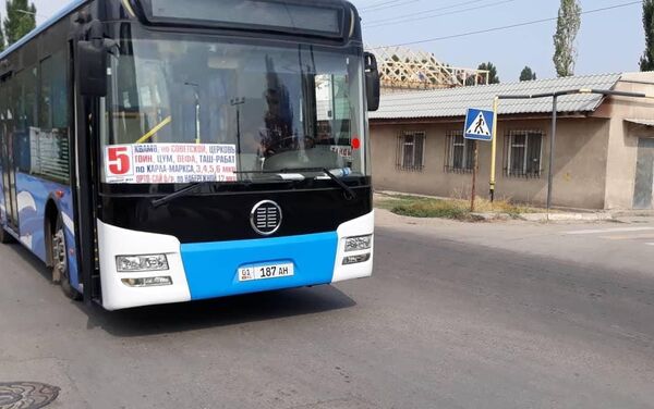 Бишкекте жаңы №5 автобус каттамга чыкты - Sputnik Кыргызстан