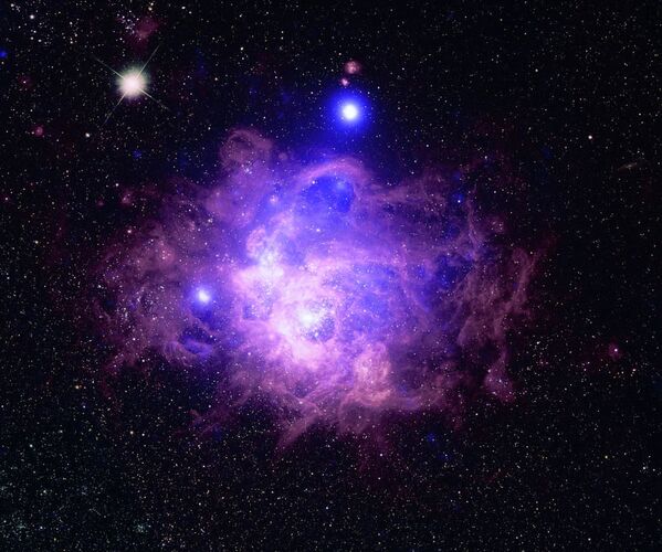 Звездообразование NGC 604 в галактике Треугольника - Sputnik Кыргызстан
