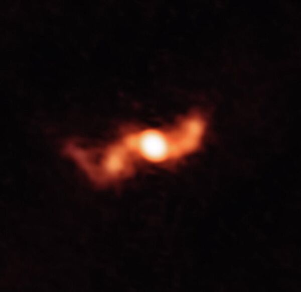 Фотография микроквазара SS 433, полученная микроволновым телескопом ALMA - Sputnik Кыргызстан