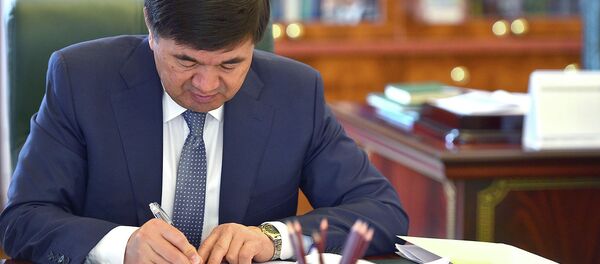 Премьер-министр Мухаммедкалый Абылгазиев. Архив Премьер-министр Мухаммедкалый Абылгазиев. Архив - Sputnik Кыргызстан