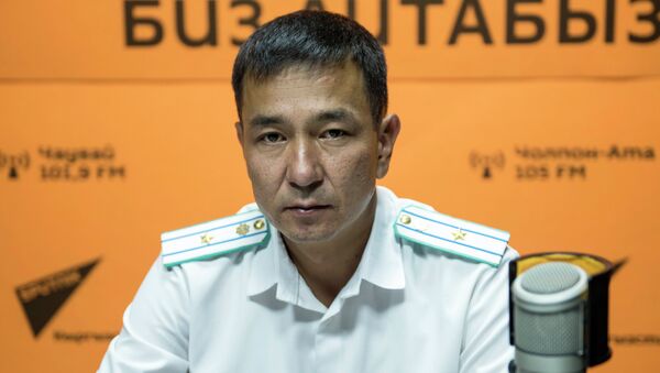 Начальник отдела Госинспекции по экологической и технической безопасности Талантбек Кожоев - Sputnik Кыргызстан