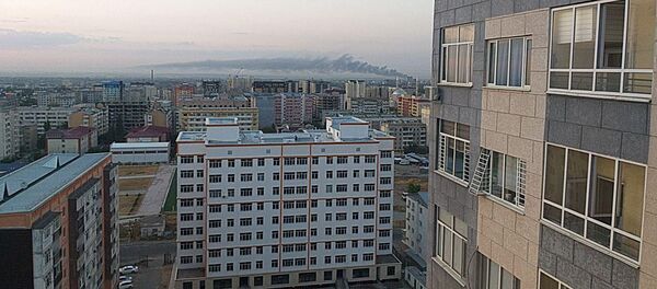 Пожар на складе в районе Дордоя - Sputnik Кыргызстан