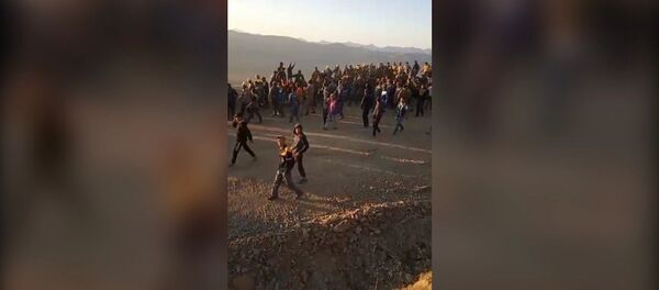 Митинг против китайской компании в Нарынской области — видео - Sputnik Кыргызстан