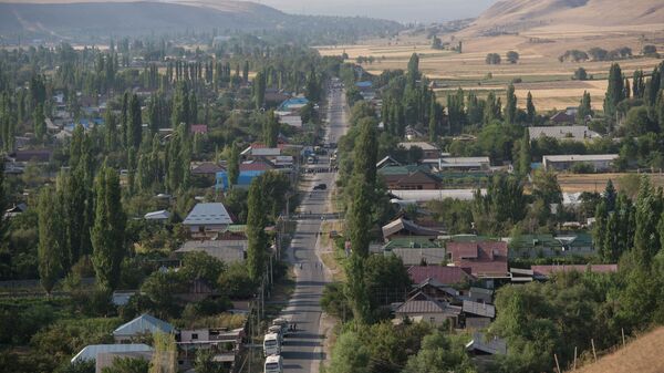 Село Кой-Таш. Архивное фото - Sputnik Кыргызстан