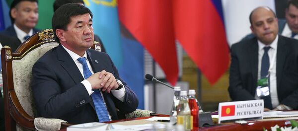 Премьер-министр Кыргызстана Мухаммедкалый Абылгазиев. Архивное фото - Sputnik Кыргызстан