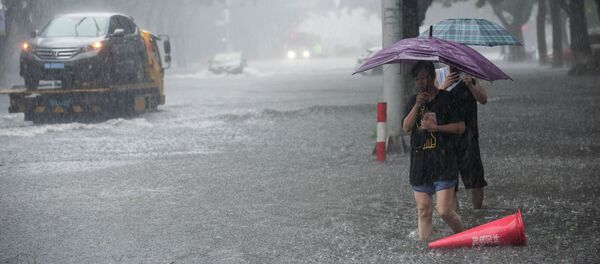 Последствия супертайфуна Лекима в КНР Последствия супертайфуна Лекима в КНР - Sputnik Кыргызстан