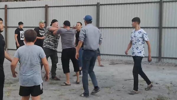 Драку за Слоников в Бишкеке сняли на видео - Sputnik Кыргызстан