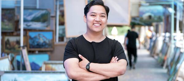 Автор и режиссер проекта Бишкек 140 Эрик Абдыкалыков - Sputnik Кыргызстан