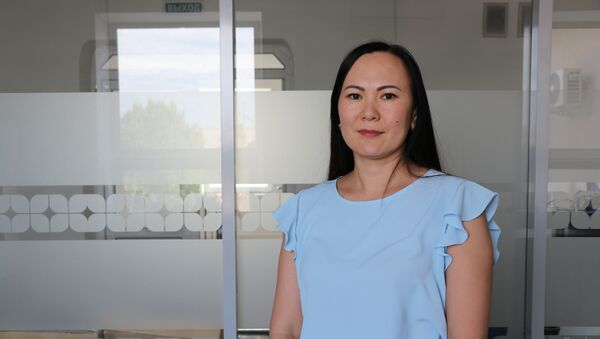Проектный менеджер одного из коммерческих банков Кыргызстана Алмагуль Кадышева - Sputnik Кыргызстан