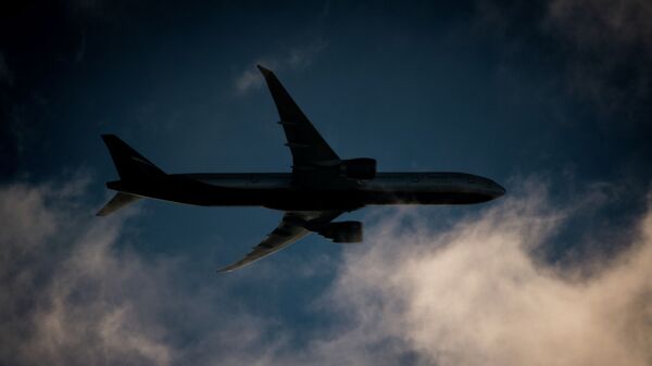 Пассажирский самолет в небе. Архивное фото - Sputnik Кыргызстан