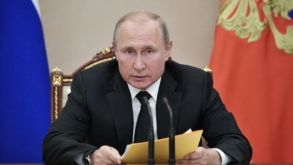Президент РФ В. Путин провел заседание Совбеза РФ - Sputnik Кыргызстан