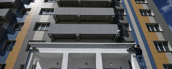 Многоэтажный дом. Архивное фото - Sputnik Кыргызстан