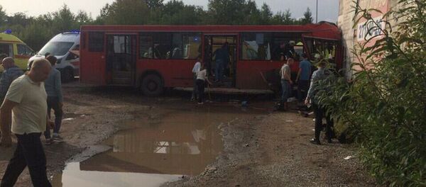 На месте ДТП с пассажирским автобусом в Перми - Sputnik Кыргызстан