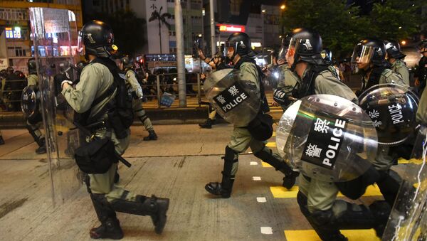 Акция протеста в Гонконге  - Sputnik Кыргызстан