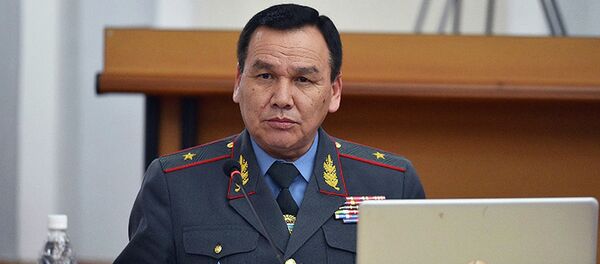 Министр внутренних дел КР Кашкар Джунушалиев - Sputnik Кыргызстан