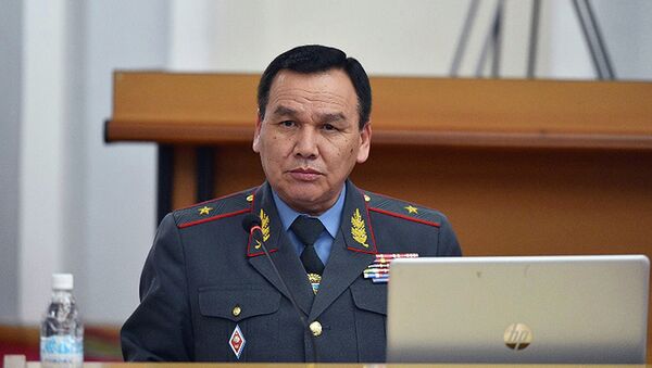 Министр внутренних дел КР Кашкар Джунушалиев - Sputnik Кыргызстан
