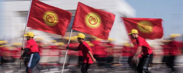 Флаги Кыргызстана. Архивное фото - Sputnik Кыргызстан