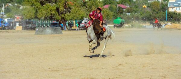 Финал кубка президента в первой лиги по кок бору в Чолпон-Ате - Sputnik Кыргызстан