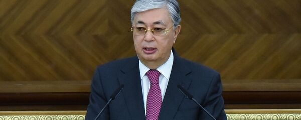 Выступление президента Казахстана К.-Ж. Токаева на открытии сессии парламента - Sputnik Кыргызстан