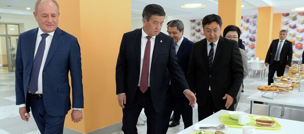 Открытие общеобразовательной школы Школа Газпром Кыргызстан в Бишкеке - Sputnik Кыргызстан