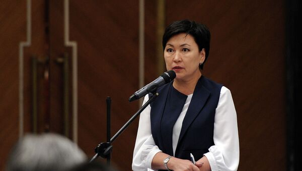 Министр образования и науки Гульмира Кудайбердиева - Sputnik Кыргызстан