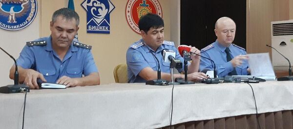 Пресс-конференция о задержании подозреваемых в жестоком избиении в Бишкеке - Sputnik Кыргызстан