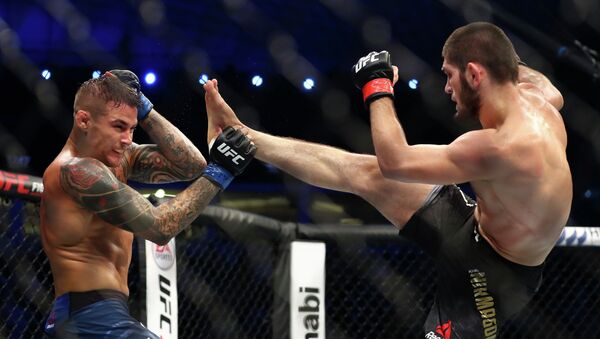 Турнир UFC 242 в Абу-Даби. Хабиб Нурмагомедов против Дастина Порье - Sputnik Кыргызстан