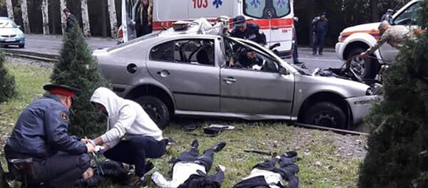 Последствия ДТП по проспекту Чингиза Айтматова в Бишкеке - Sputnik Кыргызстан