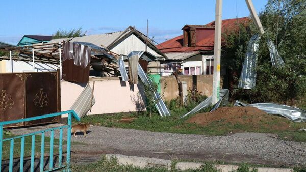 Последствия урагана в Караколе - Sputnik Кыргызстан
