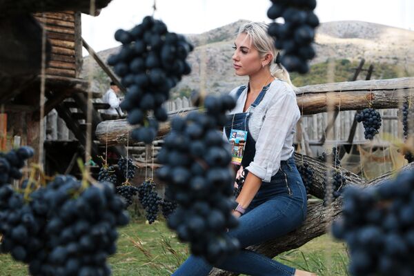 Праздник винограда в Крыму - Sputnik Кыргызстан