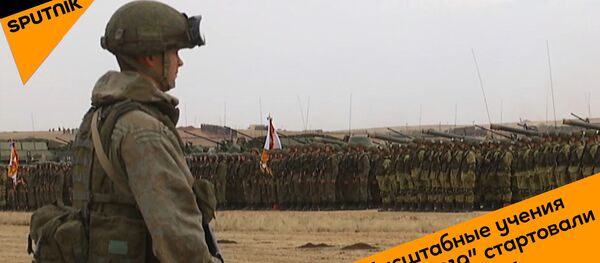 В России начались крупные военные учения — видео. Кыргызстан участвует - Sputnik Кыргызстан