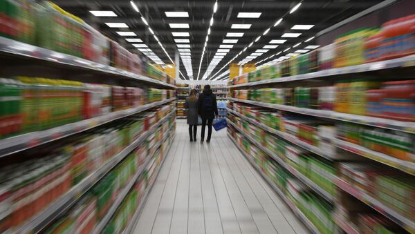 Супермаркет сети Лента в Москве - Sputnik Кыргызстан