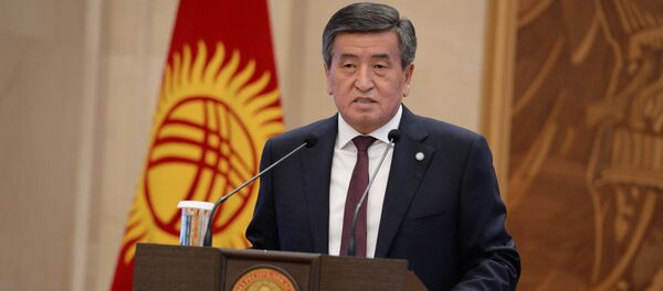 Кыргызстандын президенти Сооронбай Жээнбеков. Архив - Sputnik Кыргызстан