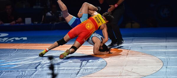 Чемпионата мира по спортивной борьбе в Астане. Женская борьба до 62 кг - Sputnik Кыргызстан