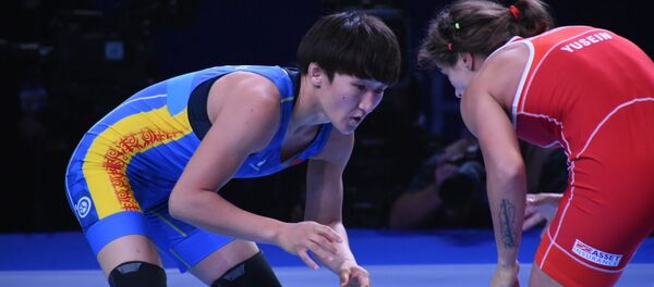 Кыргызстандык белгилүү балбан Айсулуу Тыныбекова. Архив - Sputnik Кыргызстан