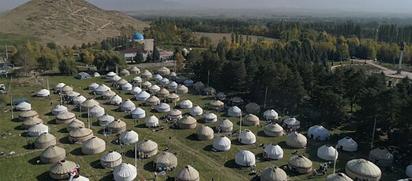 Как проходят Национальные игры кочевников — видео из Таласа - Sputnik Кыргызстан