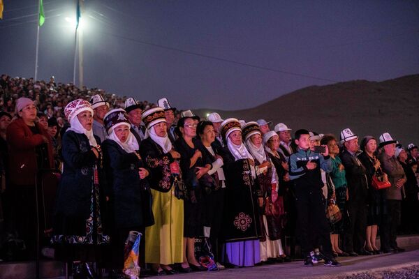 Церемония закрытия I Национальных игр кочевников в Таласской области - Sputnik Кыргызстан