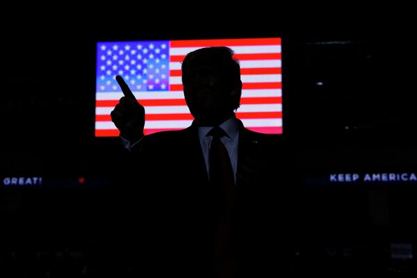 Визит президента США Дональда Трампа в штат Нью-Мексико - Sputnik Кыргызстан