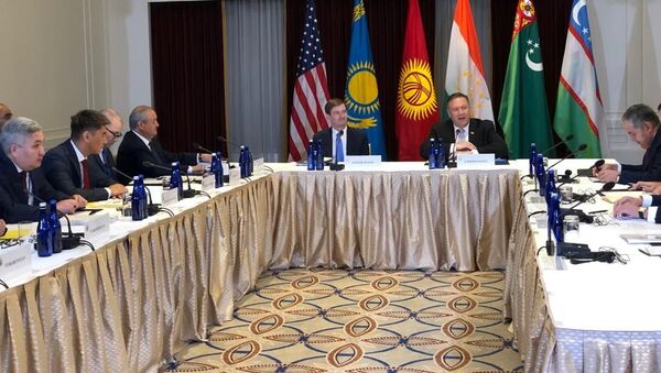 В воскресенье, 22 сентября, в Нью-Йорке состоялась встреча министров иностранных дел государств Центральной Азии и госсекретаря США (С5+1) - Sputnik Кыргызстан