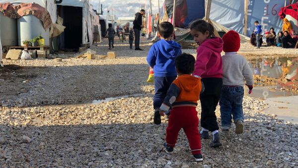 Лагерь беженцев Абу-Мазен в Ливане - Sputnik Кыргызстан