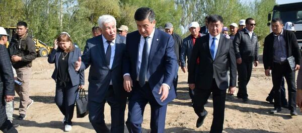 Рабочая поездка президента Сооронбая Жээнбекова по Иссык-Кульской области Рабочая поездка президента Сооронбая Жээнбекова по Иссык-Кульской области - Sputnik Кыргызстан