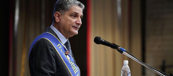 Председатель коллегии Евразийской экономической комиссии Тигран Саркисян во время лекции в КРСУ - Sputnik Кыргызстан