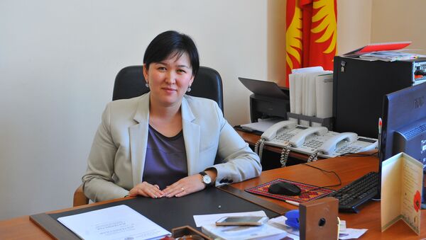 Эмгек жана социалдык өнүктүрүү министри Ализа Солтонбекова - Sputnik Кыргызстан