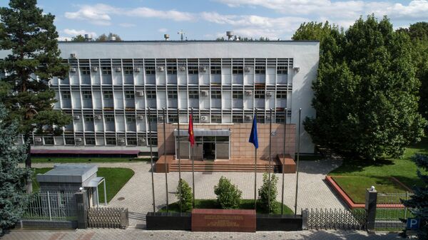 Вид на здание министерства иностранных дел КР в Бишкеке. Архивное фото - Sputnik Кыргызстан