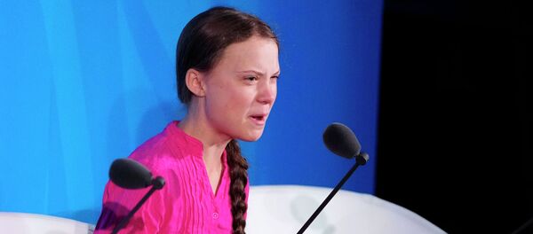 16-летняя шведская активистка по климату Грета Тунберг - Sputnik Кыргызстан