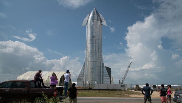 Прототип космического корабля SpaceX Starship в Техасе - Sputnik Кыргызстан