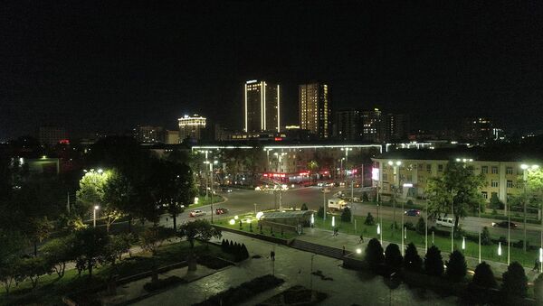 Очень красиво! Как выглядит ночной Бишкек с высоты — видео с дрона - Sputnik Кыргызстан