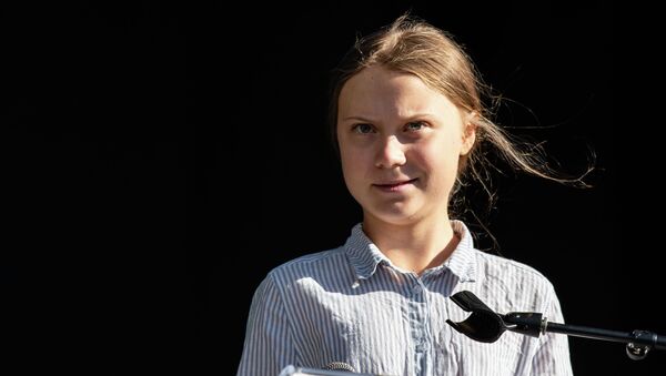 Шведская климатическая активистка Грета Тунберг - Sputnik Кыргызстан