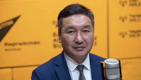 Начальник Управления по внешним связям Соцфонда КР Женишбек Мукамбетов - Sputnik Кыргызстан