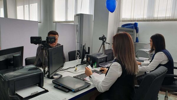 Открытие нового экзаменационного зала для получения водительского удостоверения в селе Лебединовка - Sputnik Кыргызстан